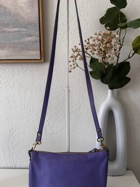 Clare V Petit Moyen Mini in Violet